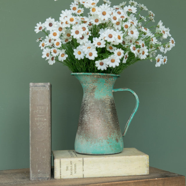 Aged Green Pitcher