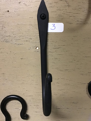 Large Wrought Iron Spade Hook