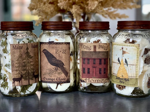 Jar Of Melting Tarts - Christmas Wreath
