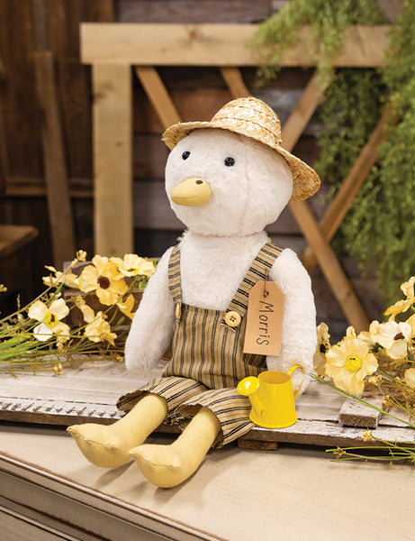 Morris the Duck Doll with Watering Can