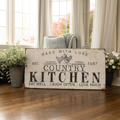 Country Kitchen Sign  48"   ( In Store Only )