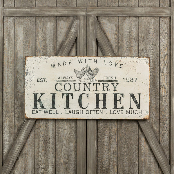 Country Kitchen Sign  48"   ( In Store Only )