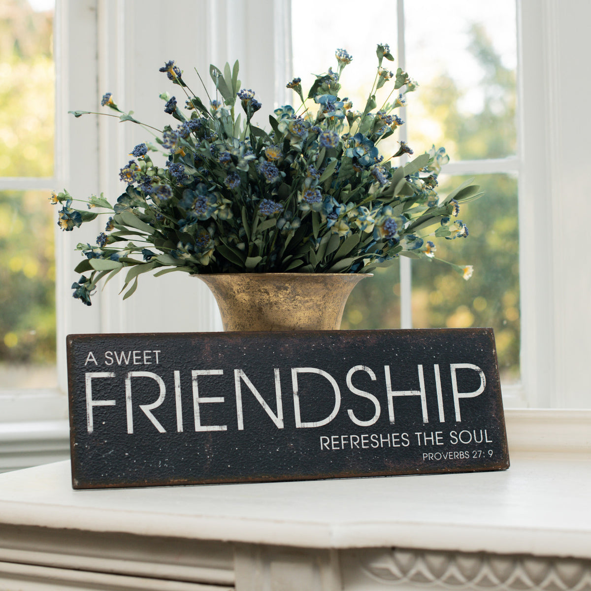 Friendship Metal Sign – Saltbox Primitives