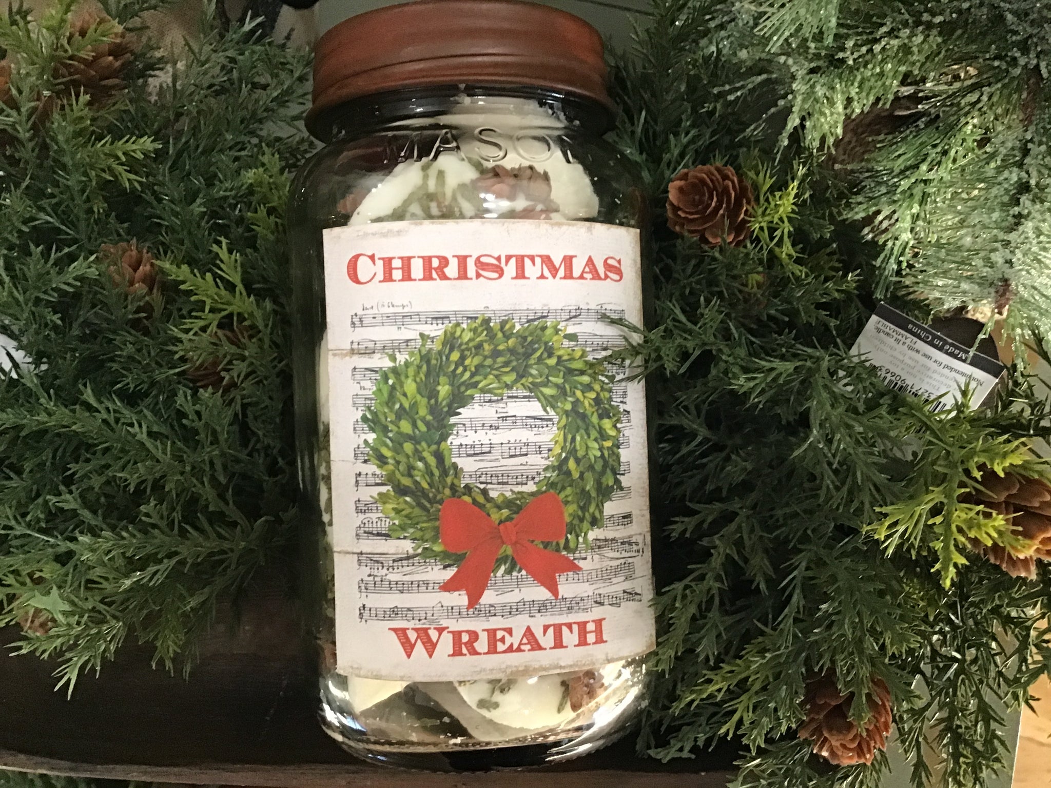 Jar Of Melting Tarts - Christmas Wreath