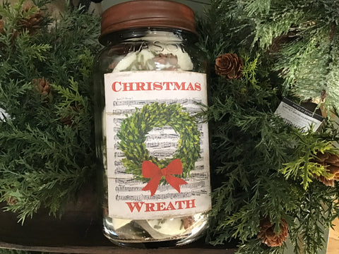 Jar Of Melting Tarts - Christmas Wreath