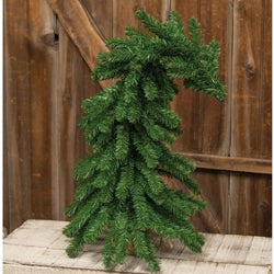 Bendable Alpine Tree w/Burlap Base, 24"