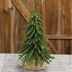 Mini Downswept Tree With Burlap Base, 18"