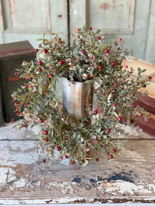 Foggy Morning Candle Ring - Red
