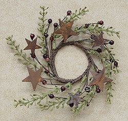 Rosehip and Herb Candle Ring 2"