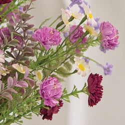 Blushing Spring Blossoms & Eucalyptus Bush - 20"