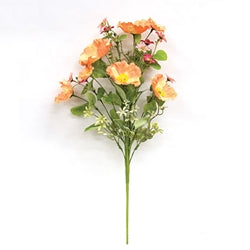 Peach Poppy & Wildflower Bush - 22"