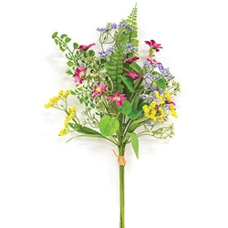 Verbena Heather Blossoms Spray - 16"