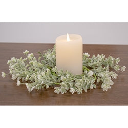 White Star Lavender Buds Candle Ring, 3.5"