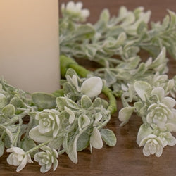 White Star Lavender Buds Candle Ring, 3.5"
