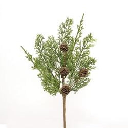 Western Cedar & Pinecone Wreath, 24"
