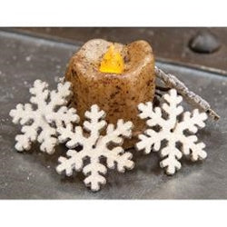 Snowflake Candle Ring
