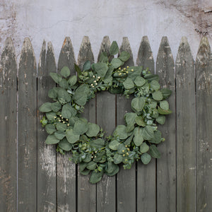 Eucalyptus & Berry Wreath - 22"