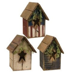 Large Pallet Birdhouse, Assorted