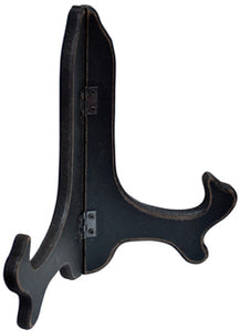 Black Wooden Plate Stand