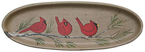 Cardinals Meet Oval Tray