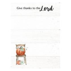 Give Thanks to the Lord Notepad