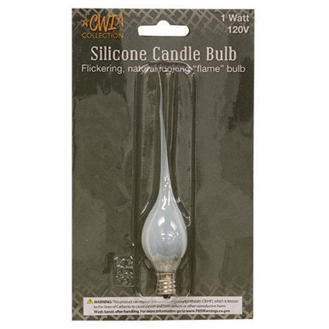 Silicone Flicker bulb,  1 watt