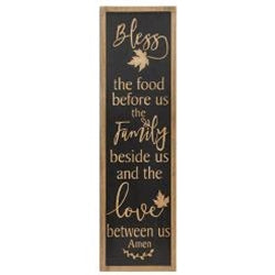 Bless the Food Engraved Wooden Sign