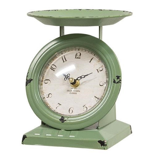 Vintage Happy Harvest Old Town Scale Clock