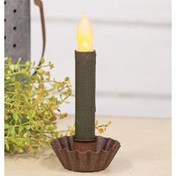 Green 6" Taper Candle