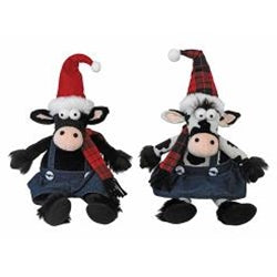 Mr. & Mrs. Christmas Cow, 2 Asstd.