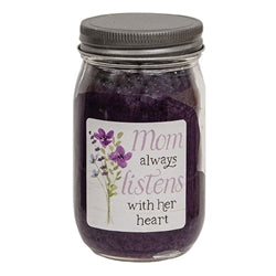 Mom Always Listens Black Raspberry Harvest Pint Jar Candle