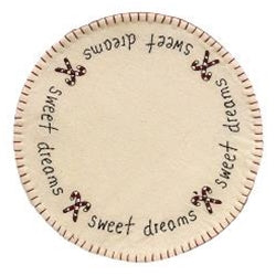 Sweet Dreams Candle Mat