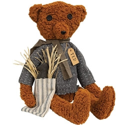Ted E Bear Doll w/Crow