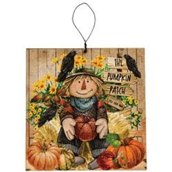 Scarecrow & Friends Square Ornament