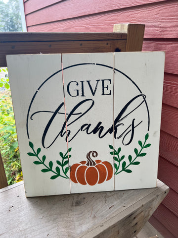 Pumpkin signs (Store Pickup Only)