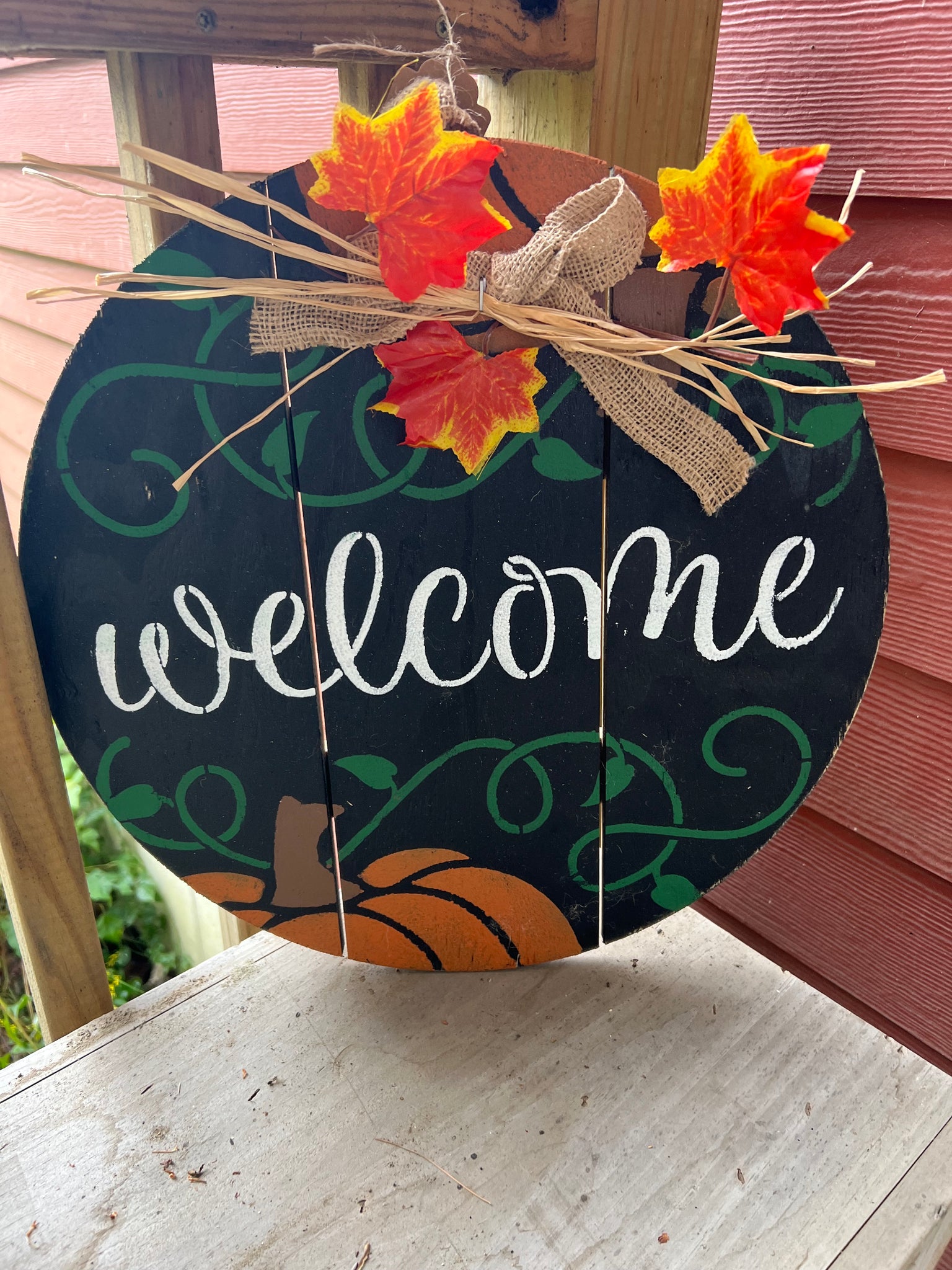 16" round Welcome Signs (Store Pickup Only)