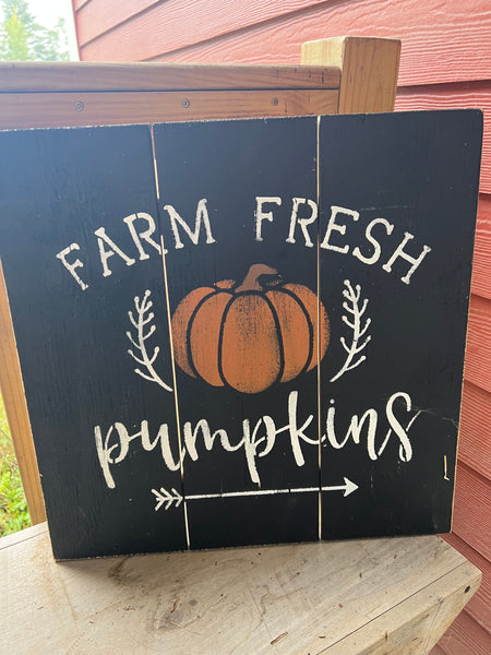 Pumpkin signs (Store Pickup Only)