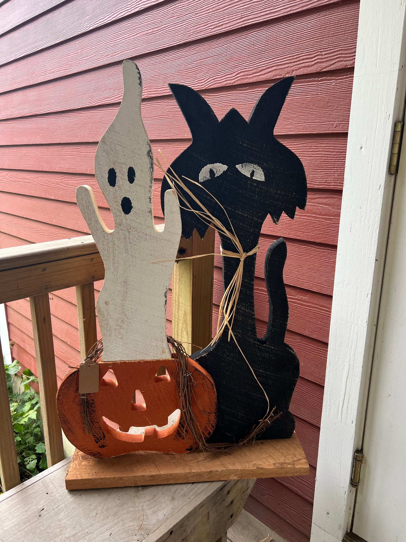 Cat, Ghost & Pumpkin (Store Pickup Only)