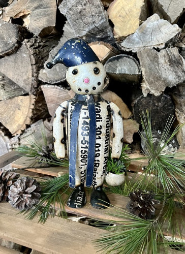 Crew the Snowman - Recycled Tin