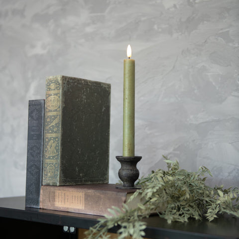 Notched Taper Candle Holder