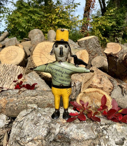 Hank the Scarecrow - Recycled Metal