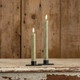 Flame Green Taper Candle