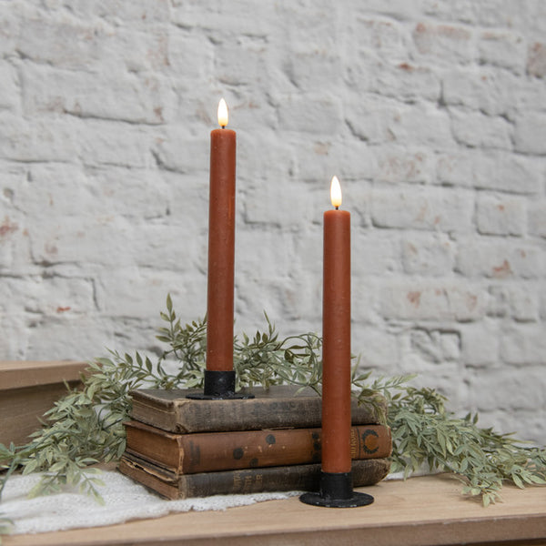 Flame Bronze Taper Candle