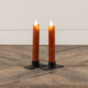 Moving Flame Bronze Taper Candles