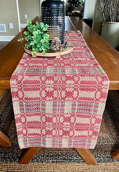 Cambridge Red/Green/Tan Throw