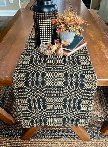 Nantucket Black/ Mustard Throw