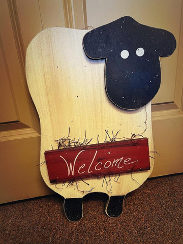 Sheep Welcome Sign  -  Large