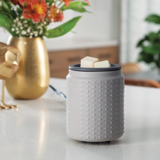 Gray Hobnail Warmer