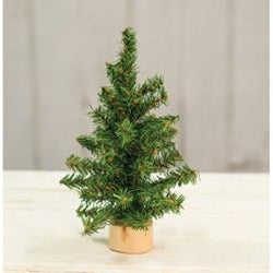Mini Tree with Wood Base
