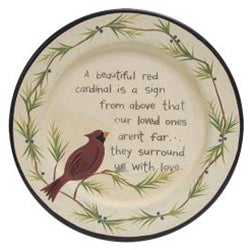 Loved One Cardinal Plate Holder